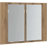  LED ormarić s ogledalom Artisan hrast 60x12x45 cm izrađeno drvo | Eponuda.com