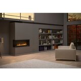  InFire - Ugaoni bio kamin 45x120 cm, 3 kW, crni | Eponuda.com