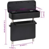  Naslon za ruke za automobil crni 23 x 8 x (30 - 38) cm ABS | shoptok.hr