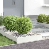  Ograda oko Travnjaka 6 pcs Bijelo 60 x 60 x 13 cm Čelik | shoptok.hr