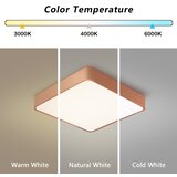 Brilagi LED prigu&amp;scaron;iva stropna svetiljka POOL SQUARE LED/48W/230V 50x50 cm brončana+DO Slike