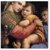  Slika - Rafael Santi – Madonna on a Chair 60x60 Premium Print | shoptok.hr