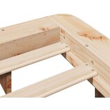 vidaXL Okvir kreveta bez madraca 140 x 190 cm od masivne borovine | shoptok.hr