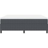  Krevet s opruga kutije Tamno siva i bijela 180 x 200 cm | shoptok.hr