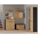 Mömax Garderobna Omara Turino Hrast/antracit | Shoptok.si