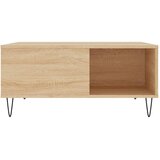  Stolić za kavu boja hrasta 80x80x36,5 cm konstruirano drvo | Shoptok.si