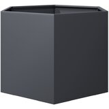  Vrtna sadilica antracit šesterokutna 69x60x45 cm čelična | shoptok.hr
