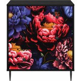  Komoda KIEL Tamni cvjetni uzorak 66 x 36,5 x 76 cm Crni hrast | shoptok.hr