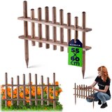 KADAX Lesena vrtna ograja Palisade Vrtni rob 60x35 cm Borov les, (5000358151) | Shoptok.si