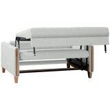 Niels Andersson ZOFA S POSTELJNO FUNKCIJO, srebrne barve, barve bukve les, tekstil | Shoptok.si