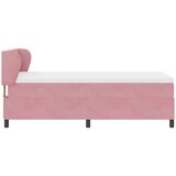  Krevet s opruga kutije Ružičasta 90 x 200 cm Baršun | shoptok.hr