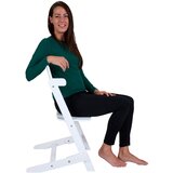 Jimmylee STOLČEK ZA HRANJENJE Brunch 63/48,5/81 cm bela | Shoptok.si