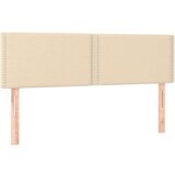  Box spring postelja z vzmetnico krem 140x200 cm blago, (20726383) | Shoptok.si
