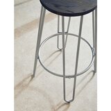 Premier Housewares Barsko stol iz masivnega bresta v srebrni barvi/v naravni barvi (višina sedeža 75 cm) District – | Shoptok.si
