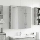  Kupaonski ormar s ogledalom Betonski sivi 70 x 14,5 x 70 cm | shoptok.hr
