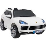  Licencirani auto na akumulator Porsche Cayenne S - bijeli/lakirani | shoptok.hr