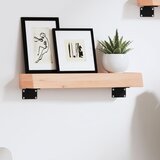 Maison Chic Stenska polica - Viseča Polica 40x10x6 cm neobdelana trdna hrastovina, (21784938) | Shoptok.si