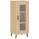 Maison Chic Komoda - Predalnik sonoma hrast 34,5x34x90 cm inženirski les, (21717224) Cene