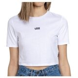 Vans Majice s kratkimi rokavi Flying V Crew Crop Bela Cene