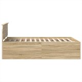  Krevetna konstrukcija s uzglavljem Sonoma hrast 150 x 200 cm | Eponuda.com