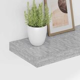  Plutajuće zidne police 4 kom boja betona 60 x 23,5 x 3,8 cm MDF | Eponuda.ba