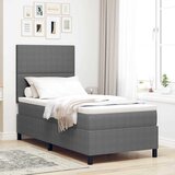  s opruga kutije Svijetlo siva i bijela. 90 x 190 cm | shoptok.hr