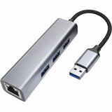 E-green usb 3.0 - hub (3 port usb 3.0 + 1port fast ethernet 1000Mbs) Cene