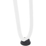  Noge za klubsko mizico 4 kosi bele 42 cm masivno jeklo, (22123830) | Shoptok.si