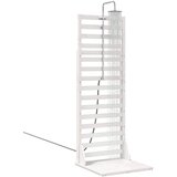  tuš 225 cm Masivna borovina i nehrđajući čelik Bijela | Eponuda.com