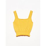 Dilvin Women's Orange Collar Pleated Straps Singlets. | Eponuda.ba