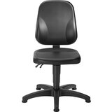 eurokraft basic Vrtljiv delovni stol, umetno usnje, s talnimi drsniki, 440 - 620 mm | Shoptok.si