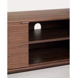 Kave Home TV omarica v orehovem dekorju v temni naravni barvi 150x46x40 cm Norlen – | Shoptok.si