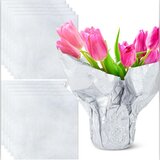 INF 10 aluminijastih božičnih ovojev za cvetlične lonce Silver, (5000557342) | Shoptok.si