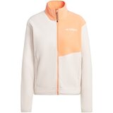 Adidas Funkcionalna jopa iz flisa mandarina / bela | Shoptok.si
