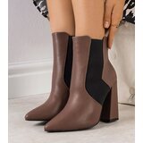 Gemre Brown heeled jodhpur boots Hamilta | Shoptok.si