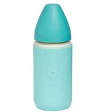Suavinex Flašica Staklena 240Ml 3P S + Sil. Navlaka Svetlo Plava Cene