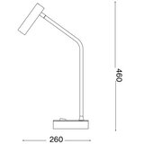 Ideal Lux - LED stona lampa EASY, 3,5W, 230V, CRI 90, mesing | Eponuda.com