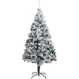vidaXL Umetna predhodno osvetljena božična jelka Zelena 400 cm PVC | Shoptok.si