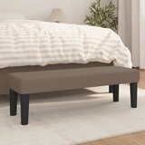  Klupa smeđesivi 100x30x30 cm od tkanine | shoptok.hr