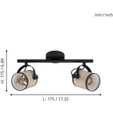 Eglo 43494 - Spot svetiljka RUSCOMB 2xE27/10W/230V | Eponuda.com