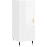  Komoda sjajna bijela 34,5 x 34 x 90 cm od konstruiranog drva | shoptok.hr