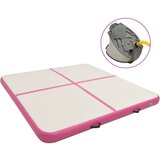  Strunjača na napuhavanje s crpkom 200 x 200 x 15 cm PVC roza | shoptok.hr