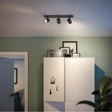 Philips Reflektorska lampa RUNNER 3xGU10/20W/230V crna | Eponuda.com