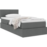Krevet s madracem i skladištem Tamno siva 90 x 200 cm | Eponuda.com