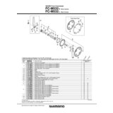  Lančanik Pogona Shimano Fc-M532 22Z Srebrn | shoptok.hr