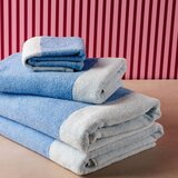 ONA Modre frotirne bombažne brisače v kompletu 2 ks 50x100 cm Pixie – | Shoptok.si
