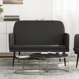  Klupa crna 107 x 80 x 81 cm od umjetne kože | shoptok.hr