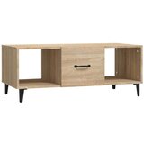 vidaXL Klubska mizica sonoma hrast 102x50x40 cm konstruiran les | Shoptok.si