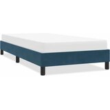  Okvir kreveta bez madraca tamnoplavi 90x210 cm baršun | shoptok.hr