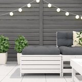  Vrtni tabure bijeli 62 x 63,5 x 32 cm od masivne borovine | shoptok.hr